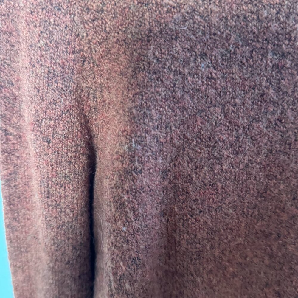 Madewell super soft rust colored sweater- size small